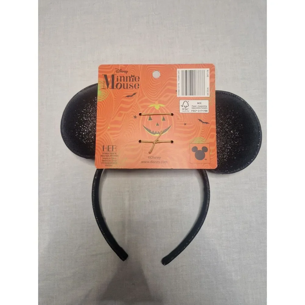 Licensed Glow in the Dark Halloween Mickey Ears